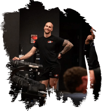 Semi-private baseball strength and conditioning training session